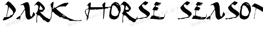 Dark Horse Season字体转换